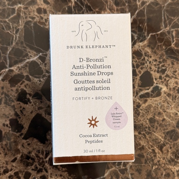 Drunk Elephant Other - Drunk Elephant D-Bronzi Sunshine Drops with Cocoa Extract